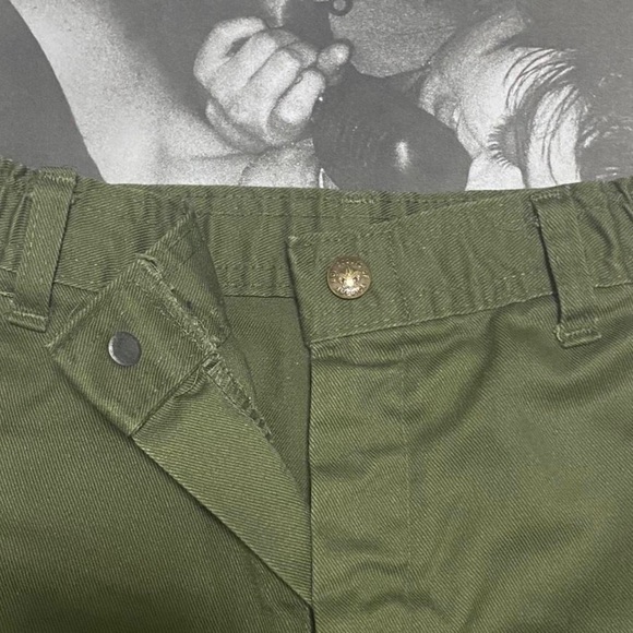 🥾ARMY GREEN CANVAS SHORTS🥾 - Picture 3 of 3